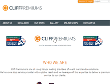 Tablet Screenshot of cliffpremiums.com